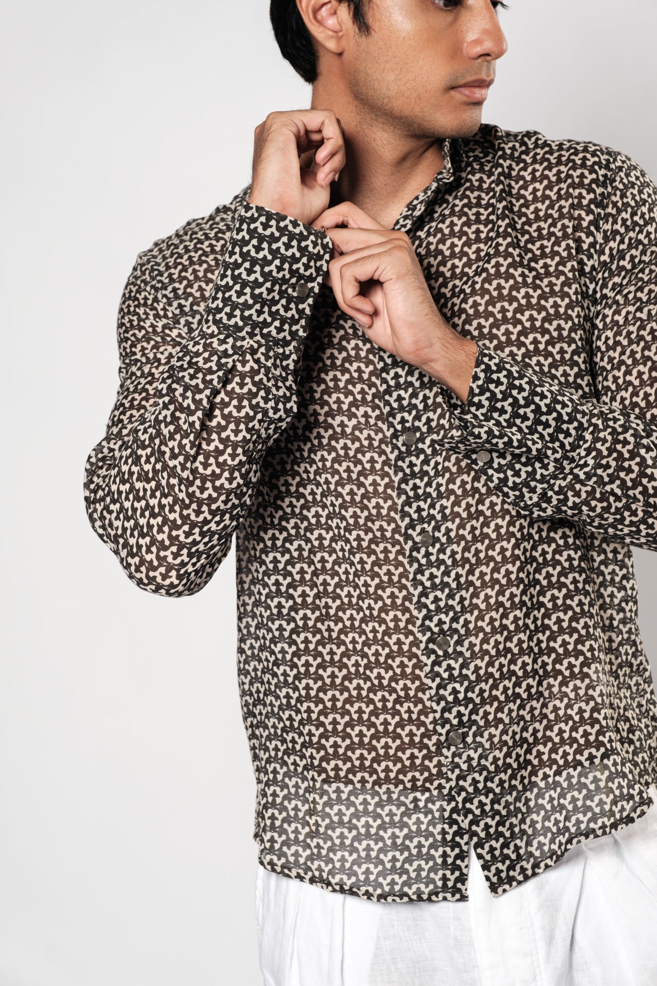 Chemise en coton couleur Warna