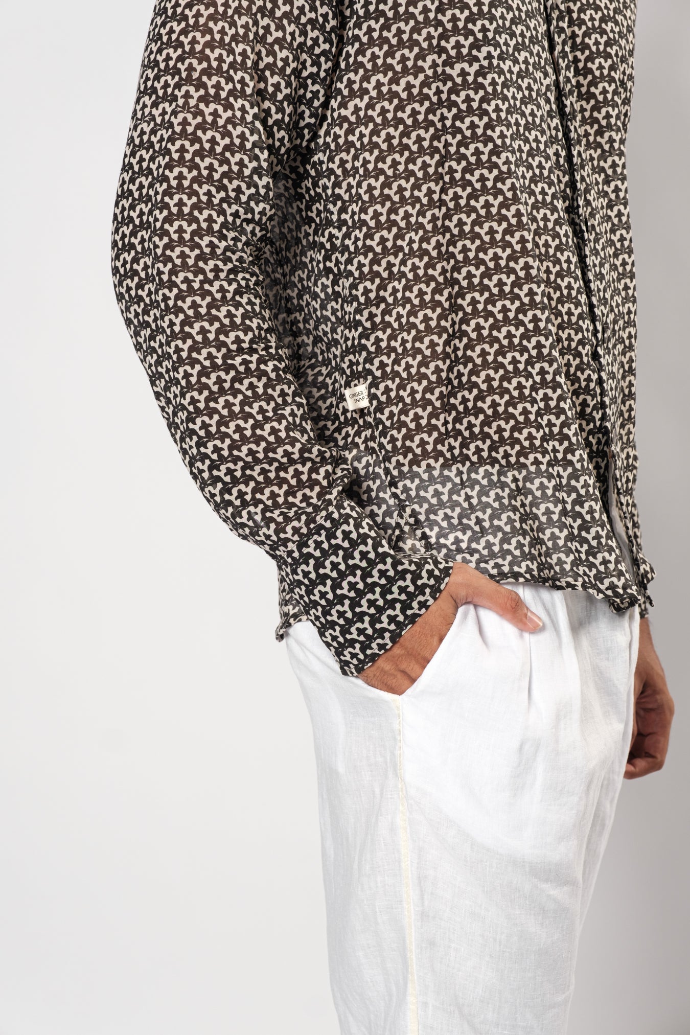 Chemise en coton couleur Warna