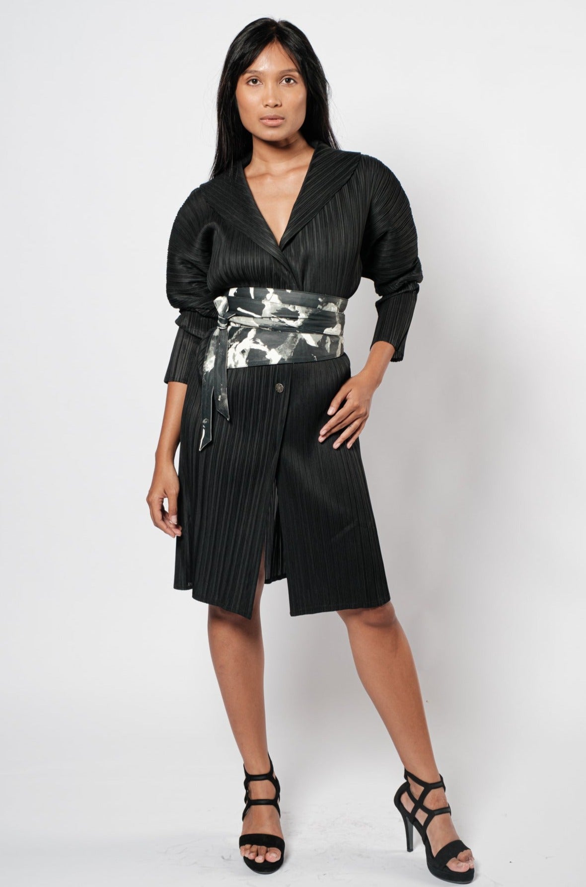 Panji Woman Printed Leather Belt
