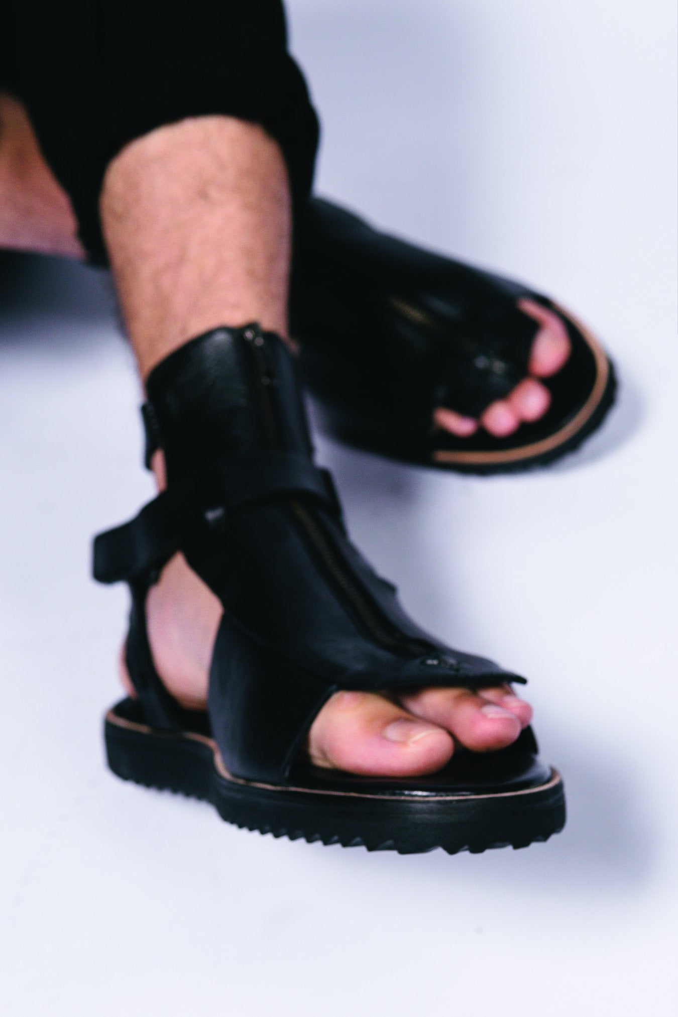 Homere Leather Sandal - Gingersnap Bali