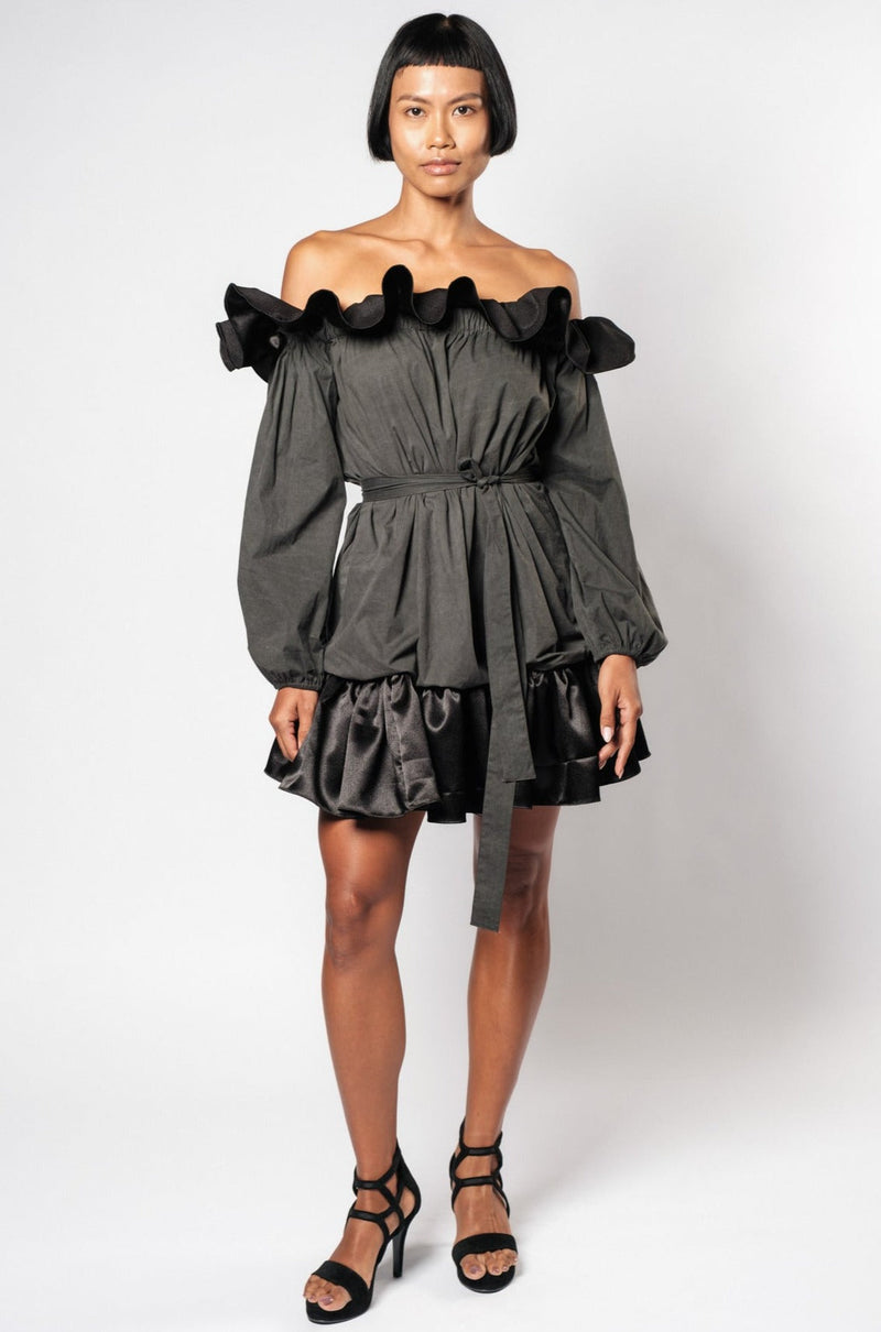 Carmen Ruffle Dress