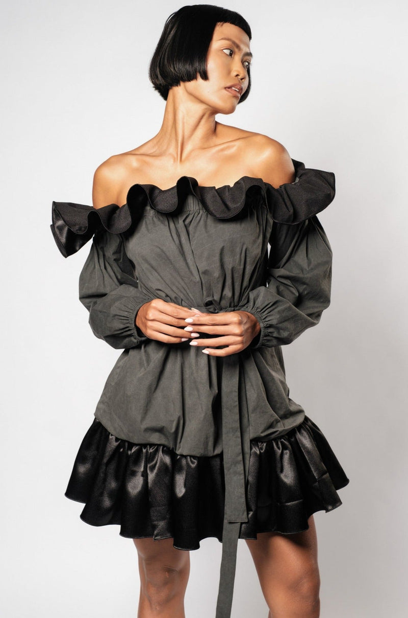 Carmen Ruffle Dress